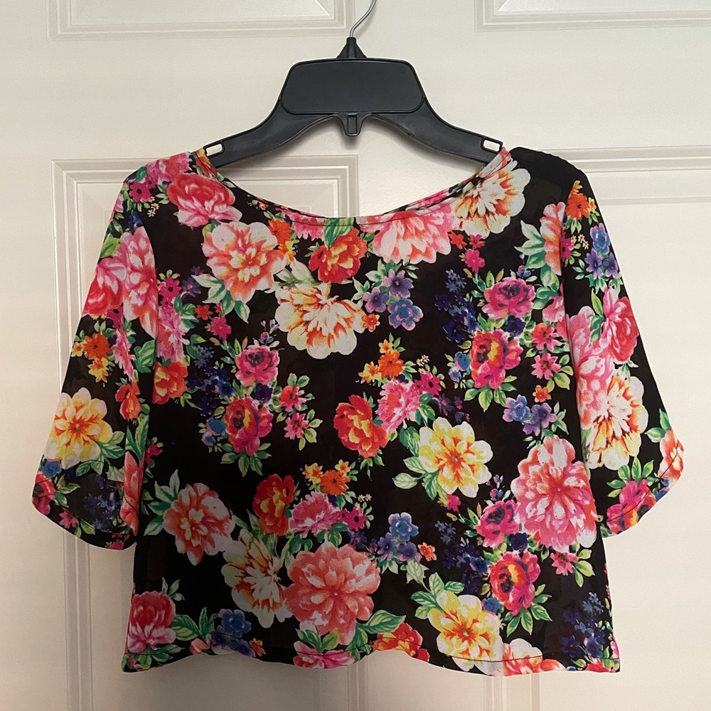 Floral Crop Top - Small